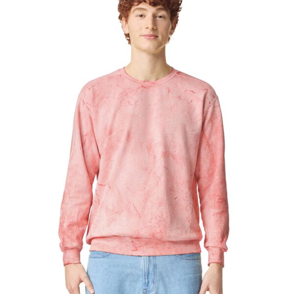  Color Blast Adult Crewneck Sweatshirt Thumbnail