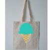 Budget Calico Tote Bag Thumbnail